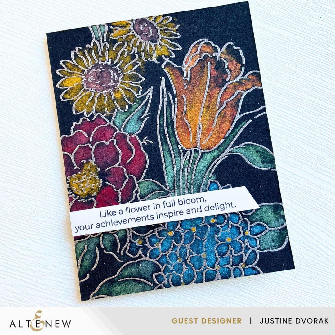 Stamp & Paint: One Happy Bouquet Stamp Set