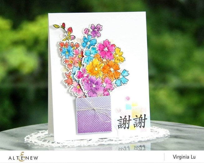 Photocentric Clear Stamps Starry Flowers Stamp Set