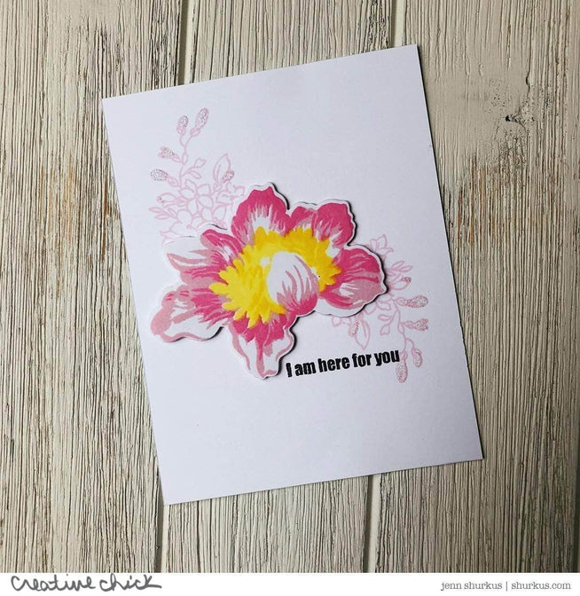 Photocentric Clear Stamps Starry Flowers Stamp Set