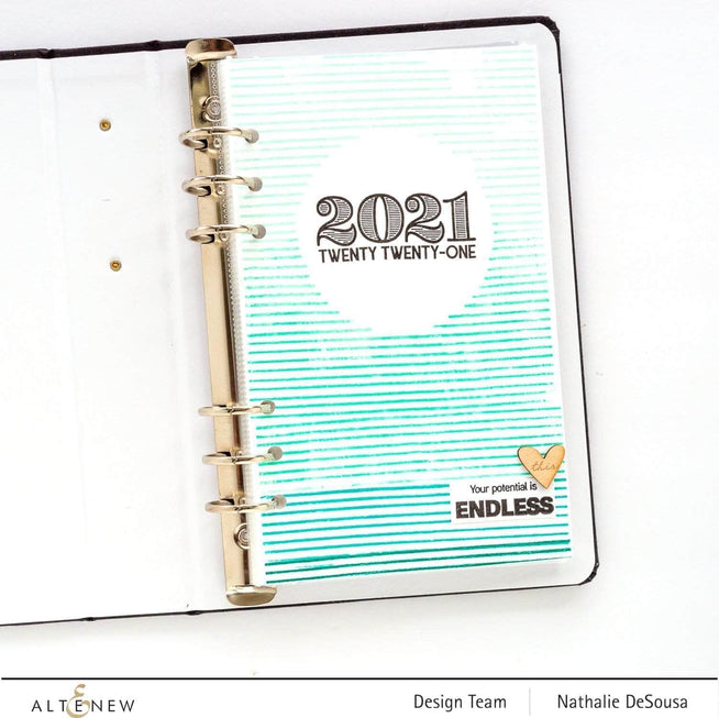 Photocentric Clear Stamps Striped Circle Stamp Set