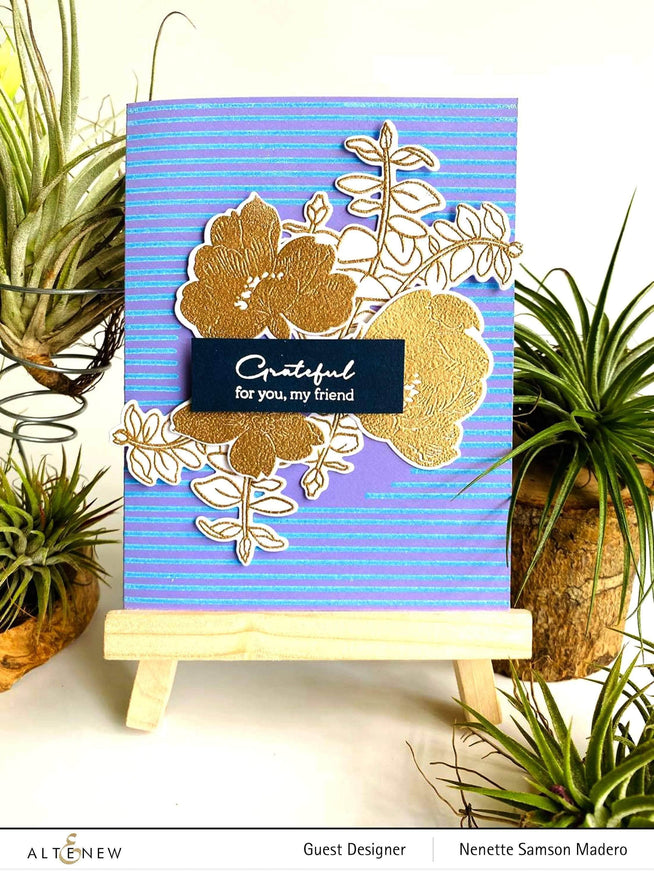 Photocentric Clear Stamps Striped Circle Stamp Set