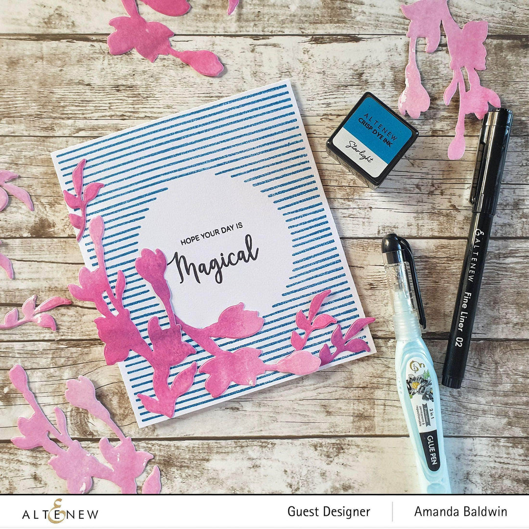 Photocentric Clear Stamps Striped Circle Stamp Set
