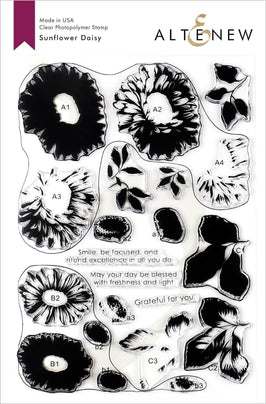 Photocentric Clear Stamps Sunflower Daisy Stamp Set