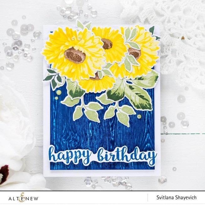 Photocentric Clear Stamps Sunflower Daisy Stamp Set