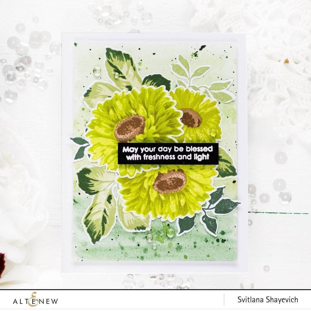 Photocentric Clear Stamps Sunflower Daisy Stamp Set