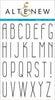Photocentric Clear Stamps Tall Alpha Stamp Set