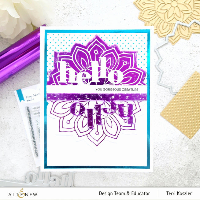 Photocentric Clear Stamps Tiny Sentiments: Hello Stamp Set