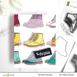 Photocentric Clear Stamps Travel Boots Stamp Set