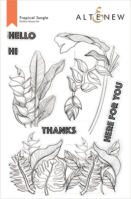 Photocentric Clear Stamps Tropical Jungle Stamp Set