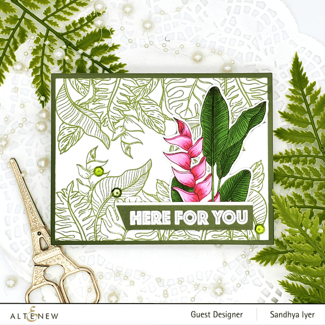 Photocentric Clear Stamps Tropical Jungle Stamp Set