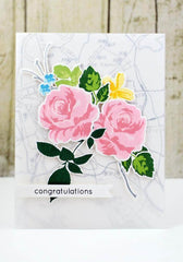 Photocentric Clear Stamps Vintage Flowers Stamp Set