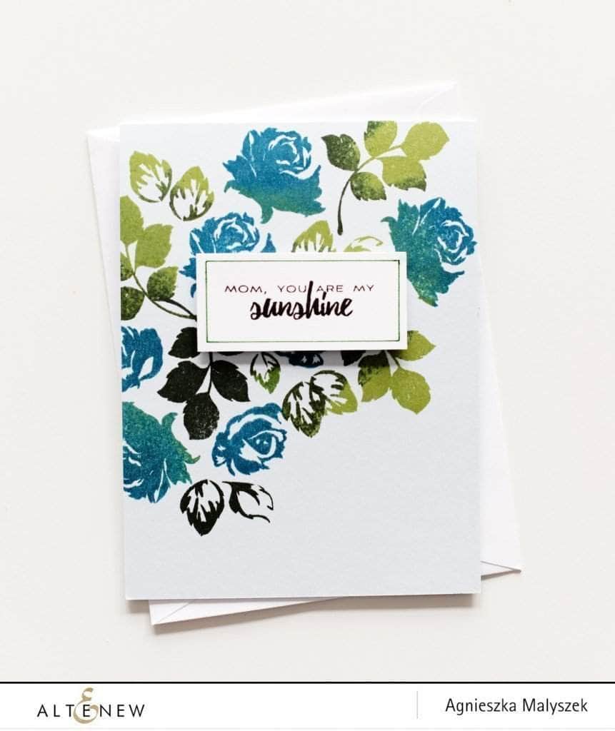PMA Industries, Inc. Clear Stamps Vintage Roses Stamp Set
