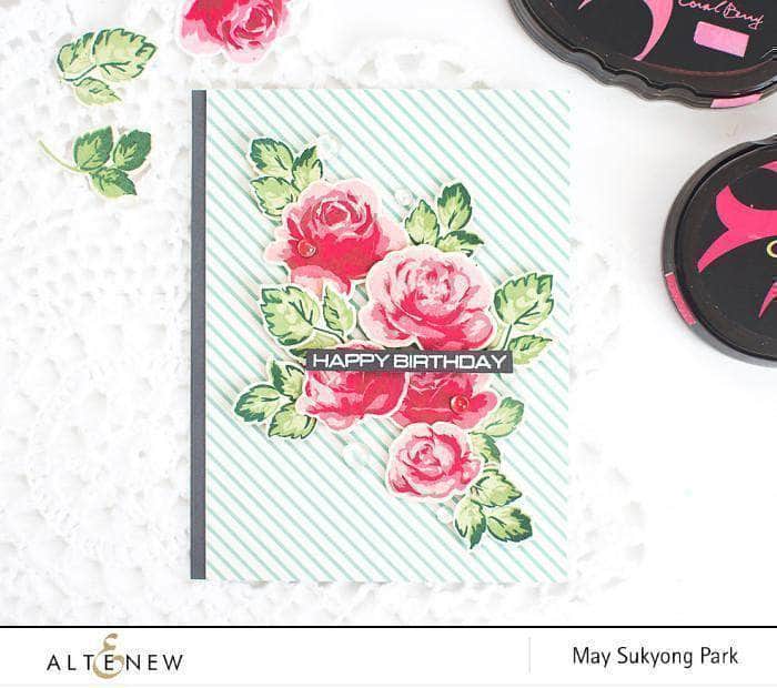 PMA Industries, Inc. Clear Stamps Vintage Roses Stamp Set