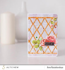 PMA Industries, Inc. Clear Stamps Vintage Roses Stamp Set