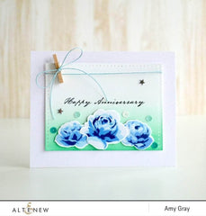 PMA Industries, Inc. Clear Stamps Vintage Roses Stamp Set