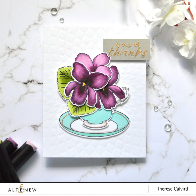 Photocentric Clear Stamps Vintage Teacup Stamp Set