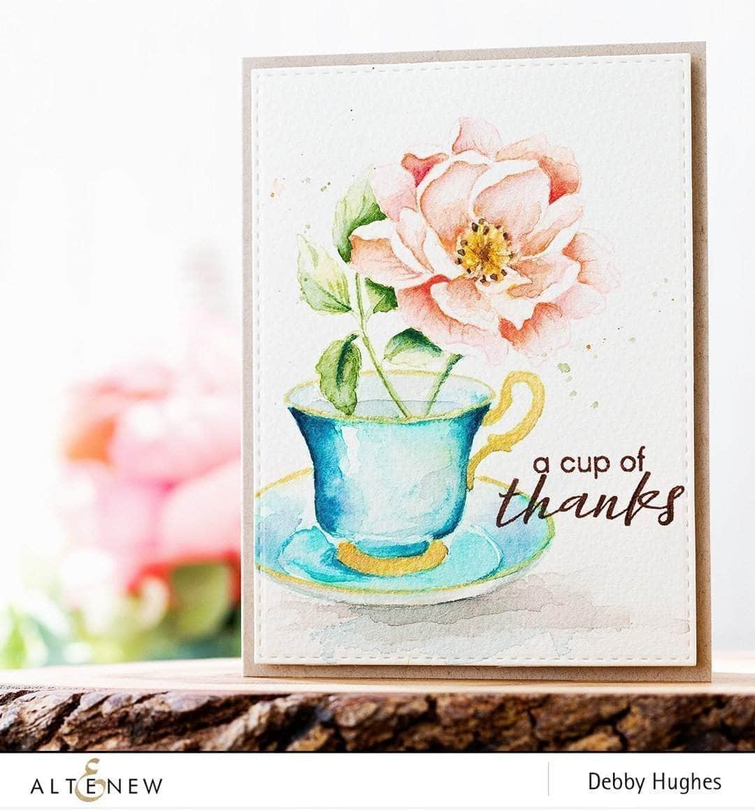 Photocentric Clear Stamps Vintage Teacup Stamp Set