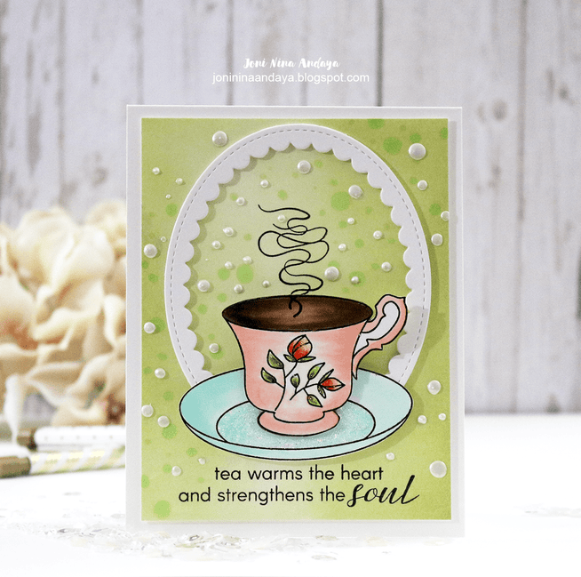 Photocentric Clear Stamps Vintage Teacup Stamp Set