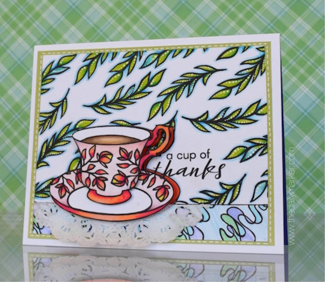 Photocentric Clear Stamps Vintage Teacup Stamp Set