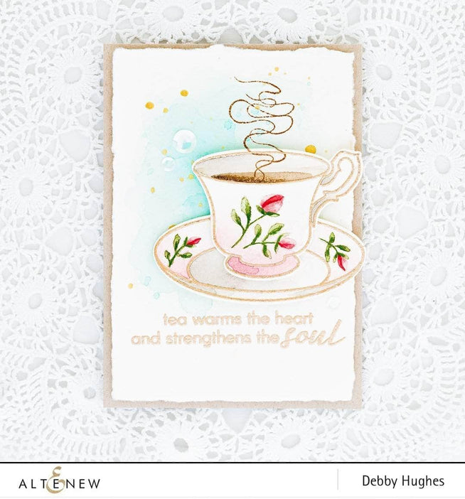 Photocentric Clear Stamps Vintage Teacup Stamp Set