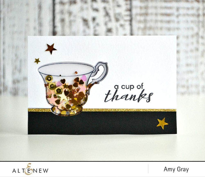 Photocentric Clear Stamps Vintage Teacup Stamp Set