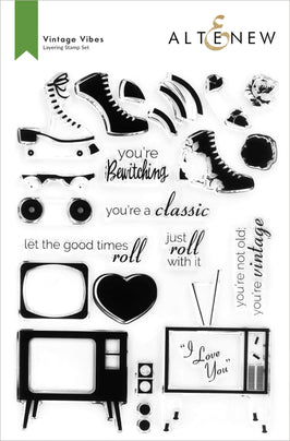 Photocentric Clear Stamps Vintage Vibes Stamp Set