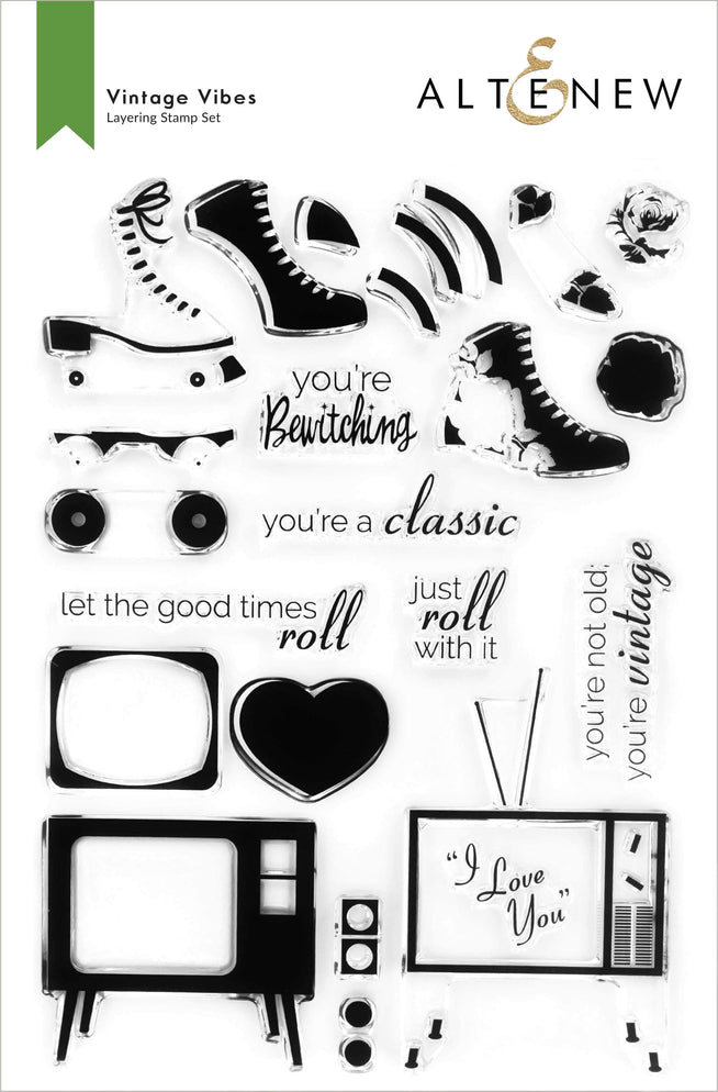 Photocentric Clear Stamps Vintage Vibes Stamp Set