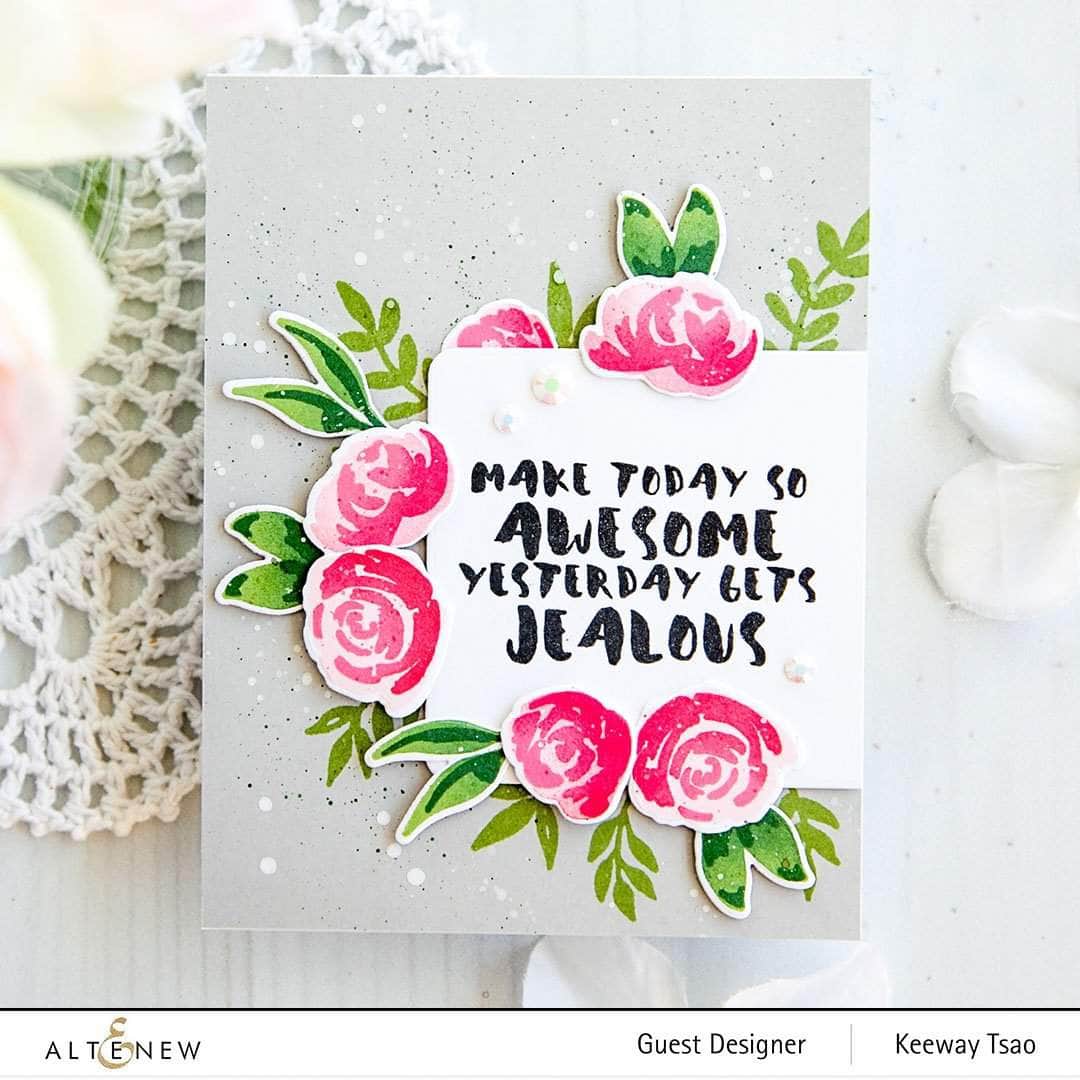 Photocentric Clear Stamps Watercolor Blooms Stamp Set