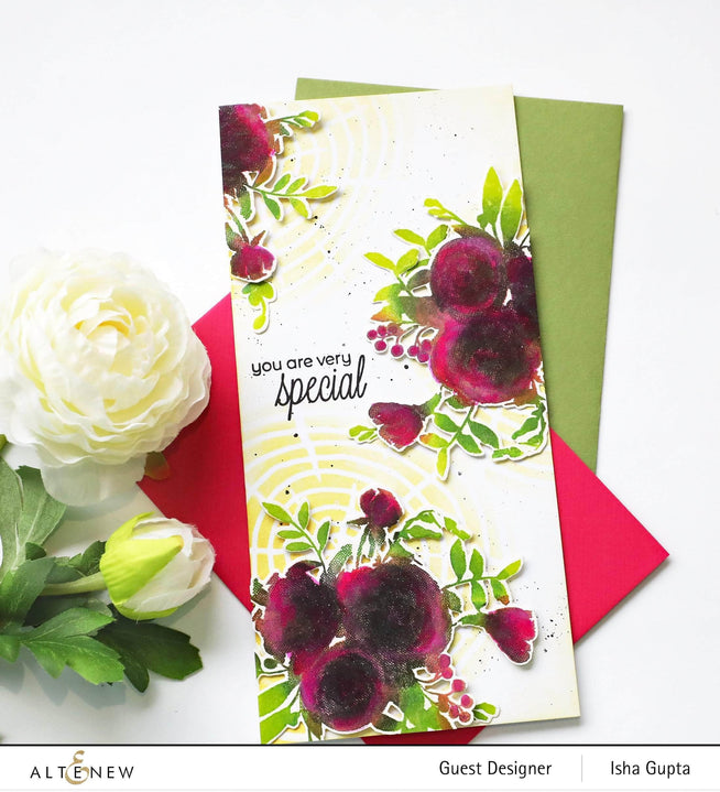 Photocentric Clear Stamps Watercolor Halftone Stamp Set