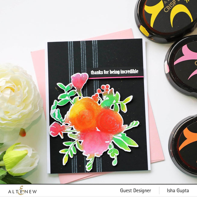 Photocentric Clear Stamps Watercolor Halftone Stamp Set