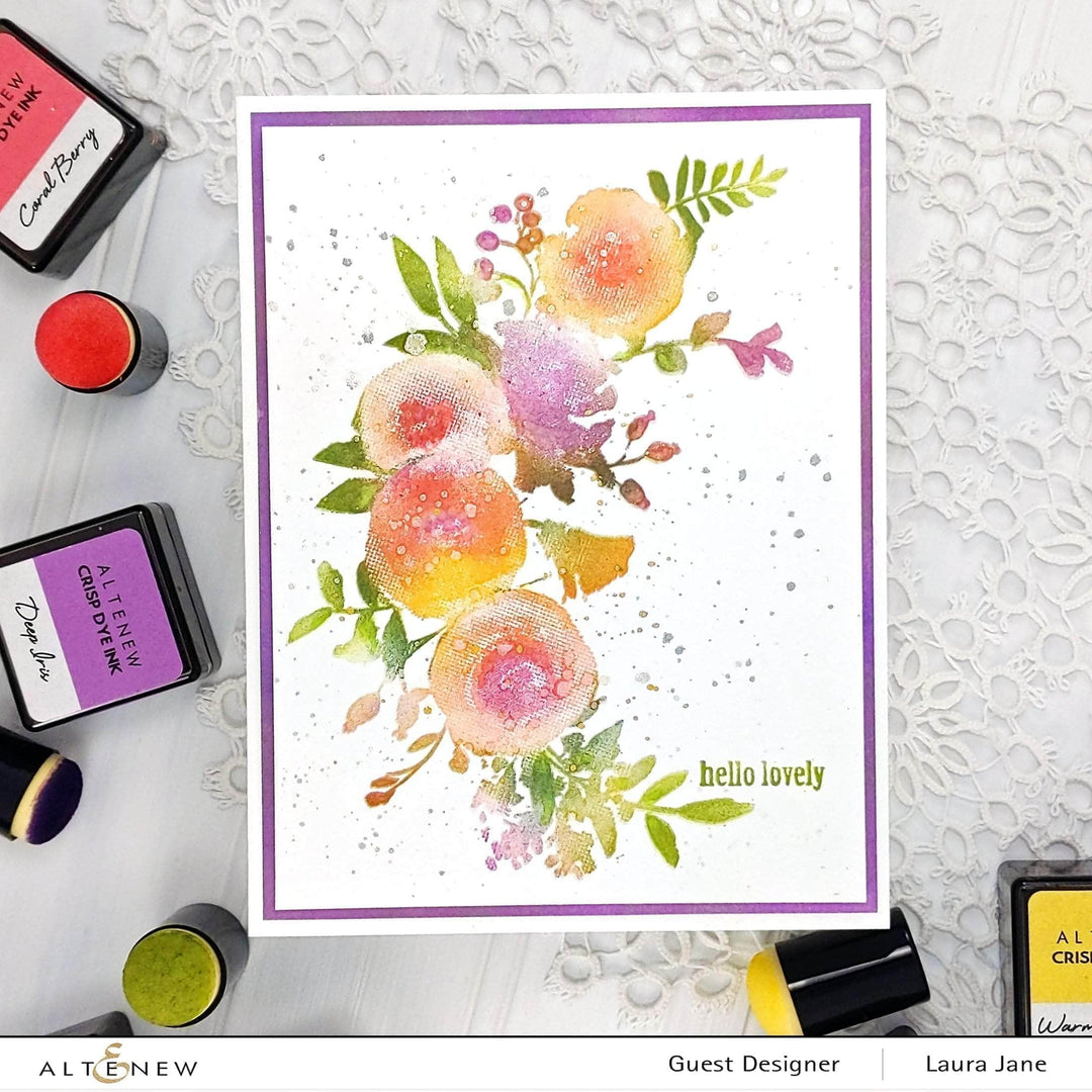 Photocentric Clear Stamps Watercolor Halftone Stamp Set
