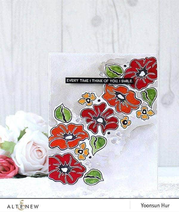 Photocentric Clear Stamps Whimsical Flowers Stamp Set