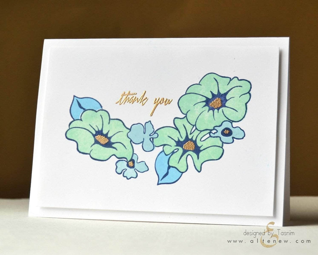 Photocentric Clear Stamps Whimsical Flowers Stamp Set