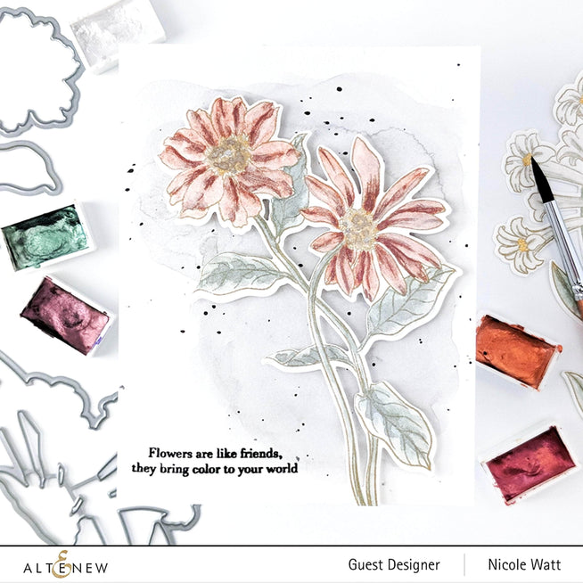 Photocentric Clear Stamps Wild Flora Stamp Set