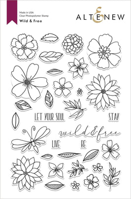 Photocentric Clear Stamps Wild & Free Stamp Set