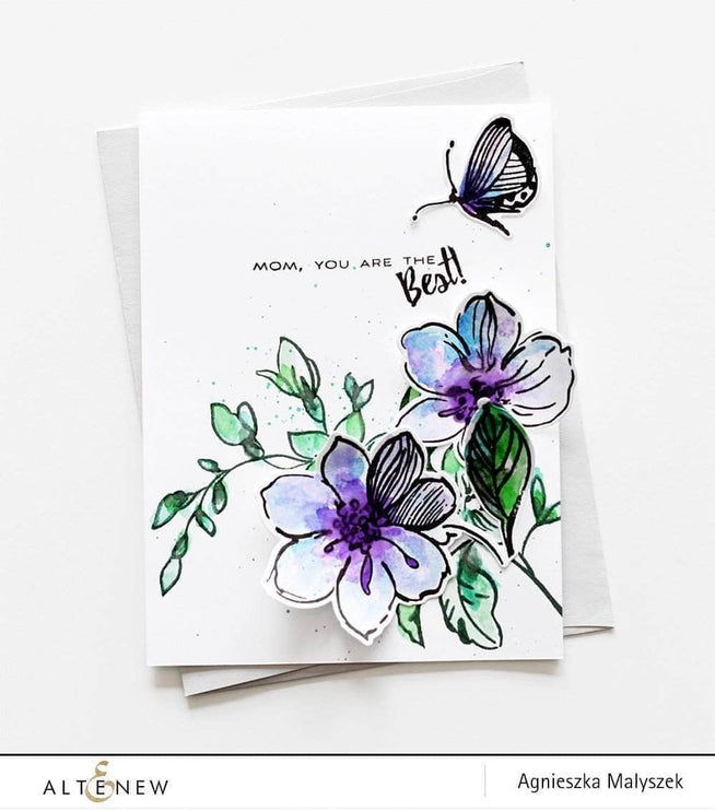 Photocentric Clear Stamps Wild Hibiscus Stamp Set