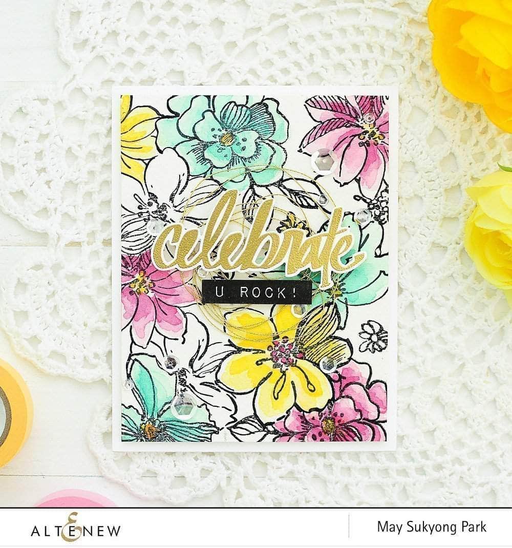 Photocentric Clear Stamps Wild Hibiscus Stamp Set