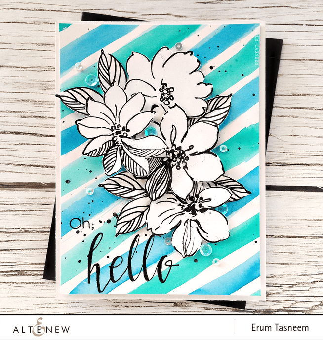 Photocentric Clear Stamps Wild Hibiscus Stamp Set