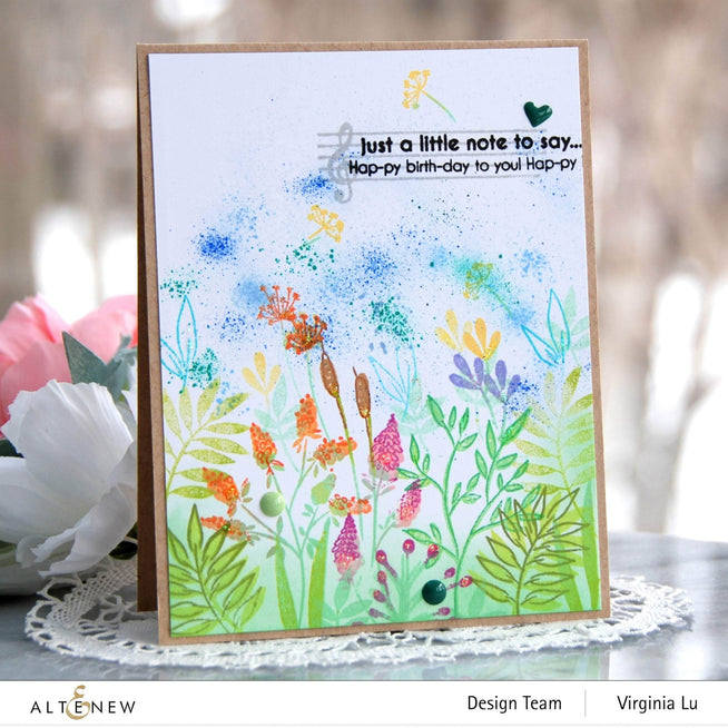 Photocentric Clear Stamps Wildflower Doodles Stamp Set