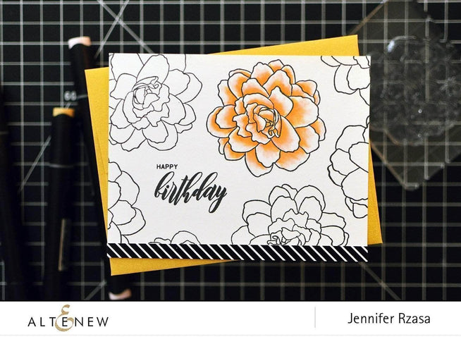 Photocentric Clear Stamps Wispy Begonia Stamp Set