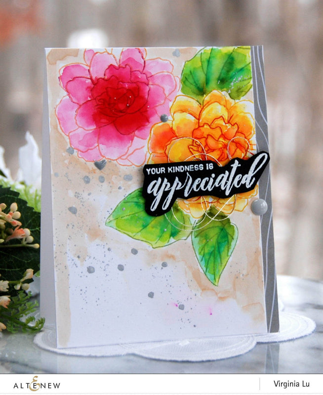 Photocentric Clear Stamps Wispy Begonia Stamp Set