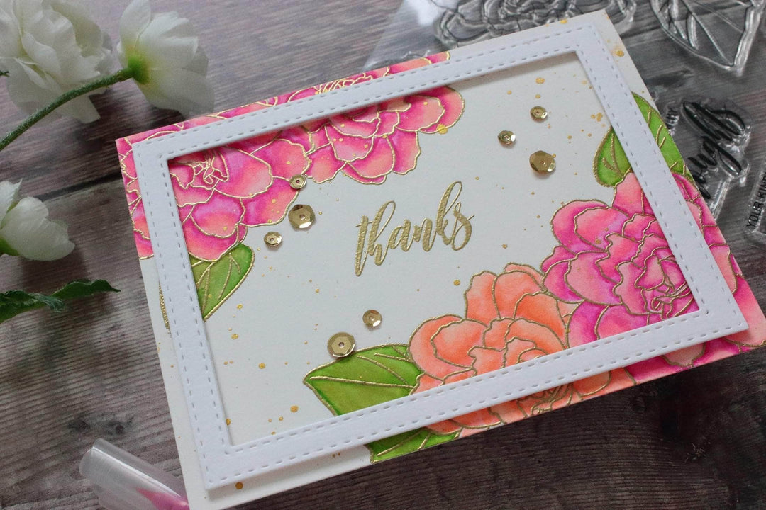 Wispy Begonia Stamp Set