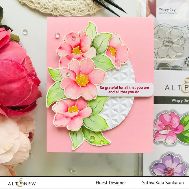 Photocentric Clear Stamps Wispy Joy Stamp Set