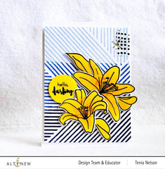 Photocentric Clear Stamps Woven Stripes Stamp Set