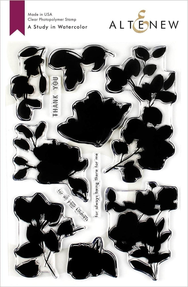 Photocentric Clear Stamps Z - A Study in Watercolor Stamp Set