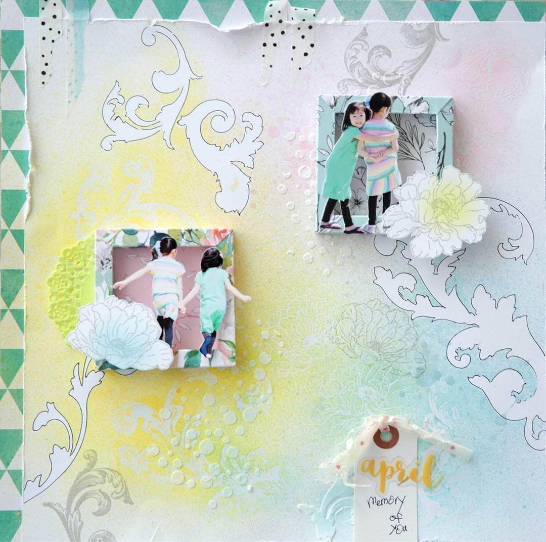 Photocentric Clear Stamps Baroque Motifs Stamp Set