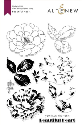 Photocentric Clear Stamps Beautiful Heart Stamp Set