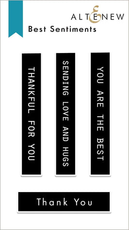 Photocentric Clear Stamps Best Sentiments Stamp Set - Special Deal