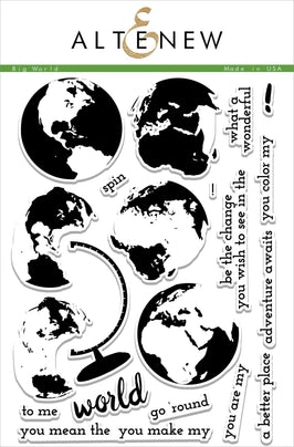 Photocentric Clear Stamps Big World Stamp Set