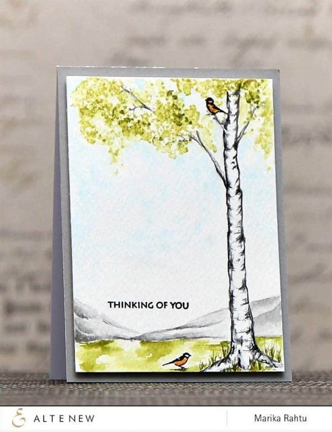 Altenew Clear Stamps Z - Birch Land Stamp Set